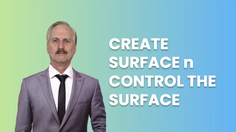 CREATE SURFACE n CONTROL THE SURFACE